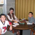 Robyn teaching Sunday School