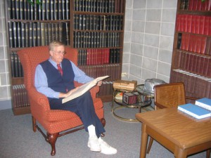 Reading room and book store